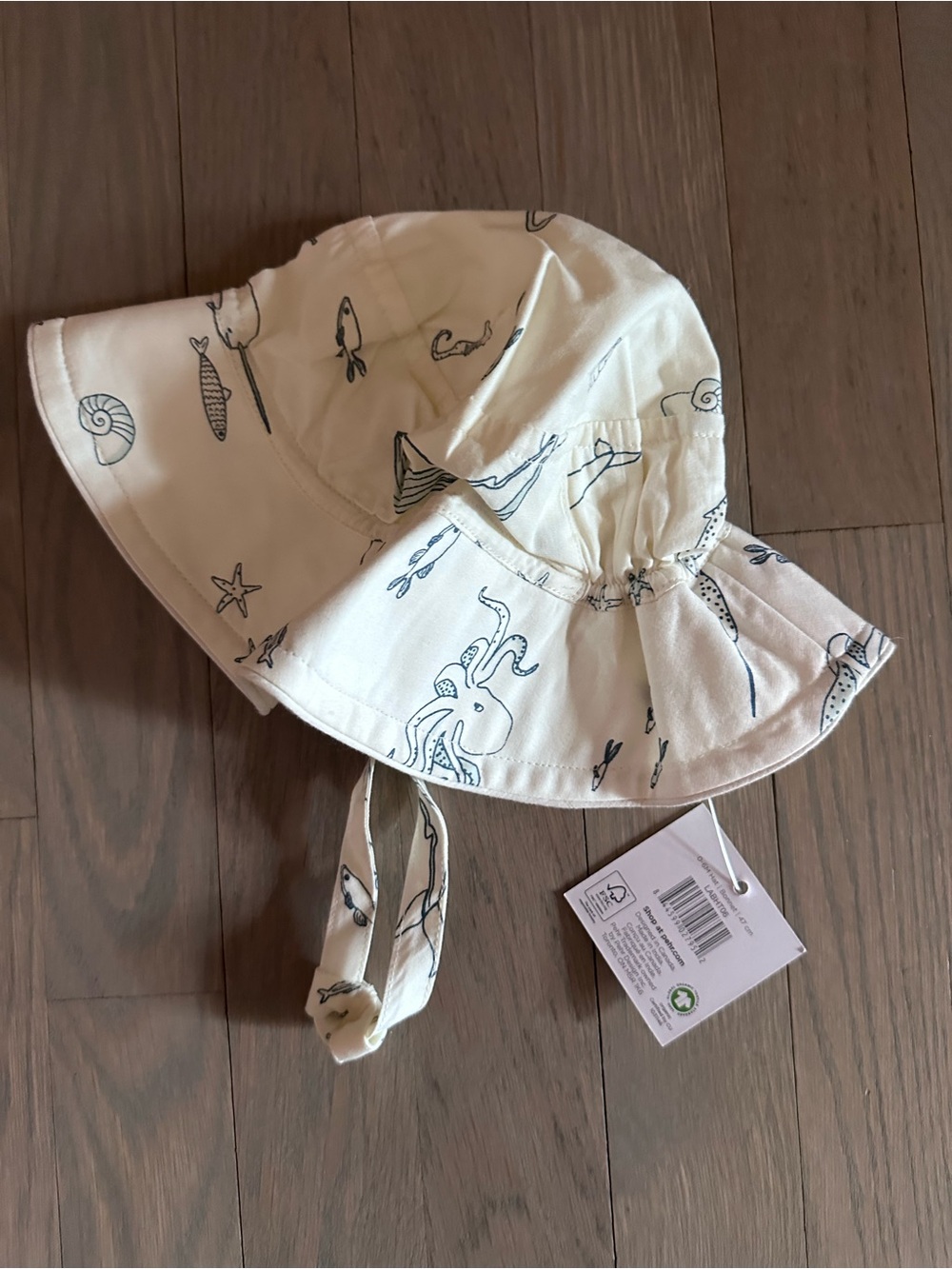 Pehr Life Aquatic Sea Creature Sun Hat